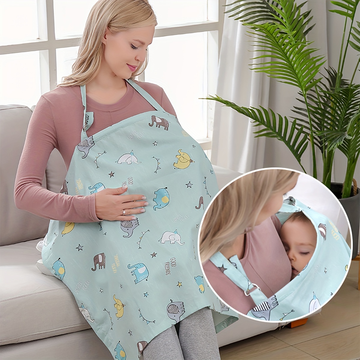Baby Nursery Hospital - Szalik do karmienia piersią, wózek dziecięcy,