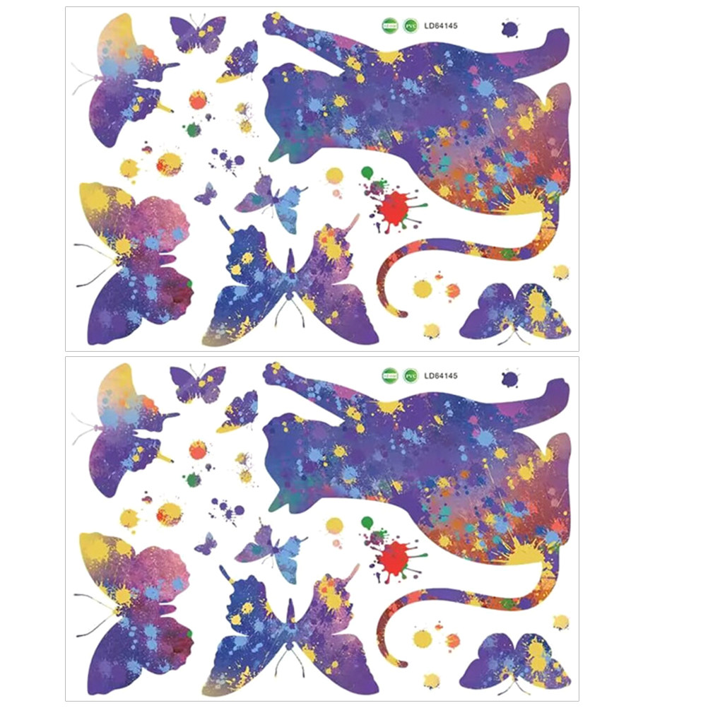 Wall Decal Nursery - 2 arkusze naklejek z kotami na