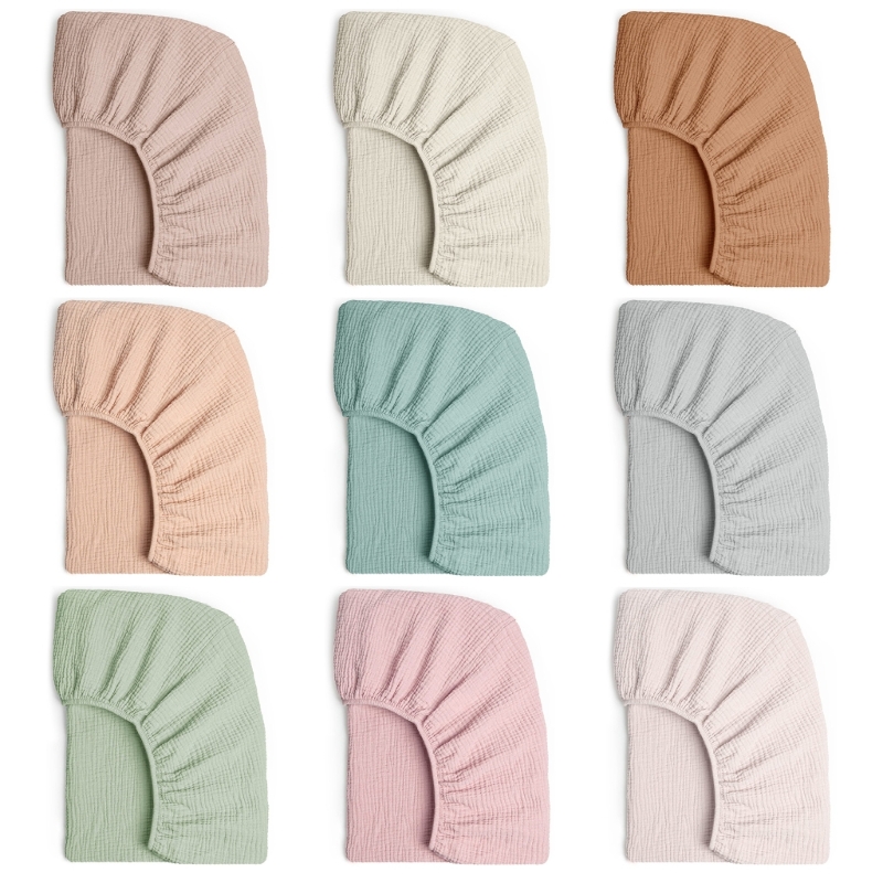Baby Nursery Cushion - Miękkie, oddychające muślinowe bawełniane prześcieradło dziecięce