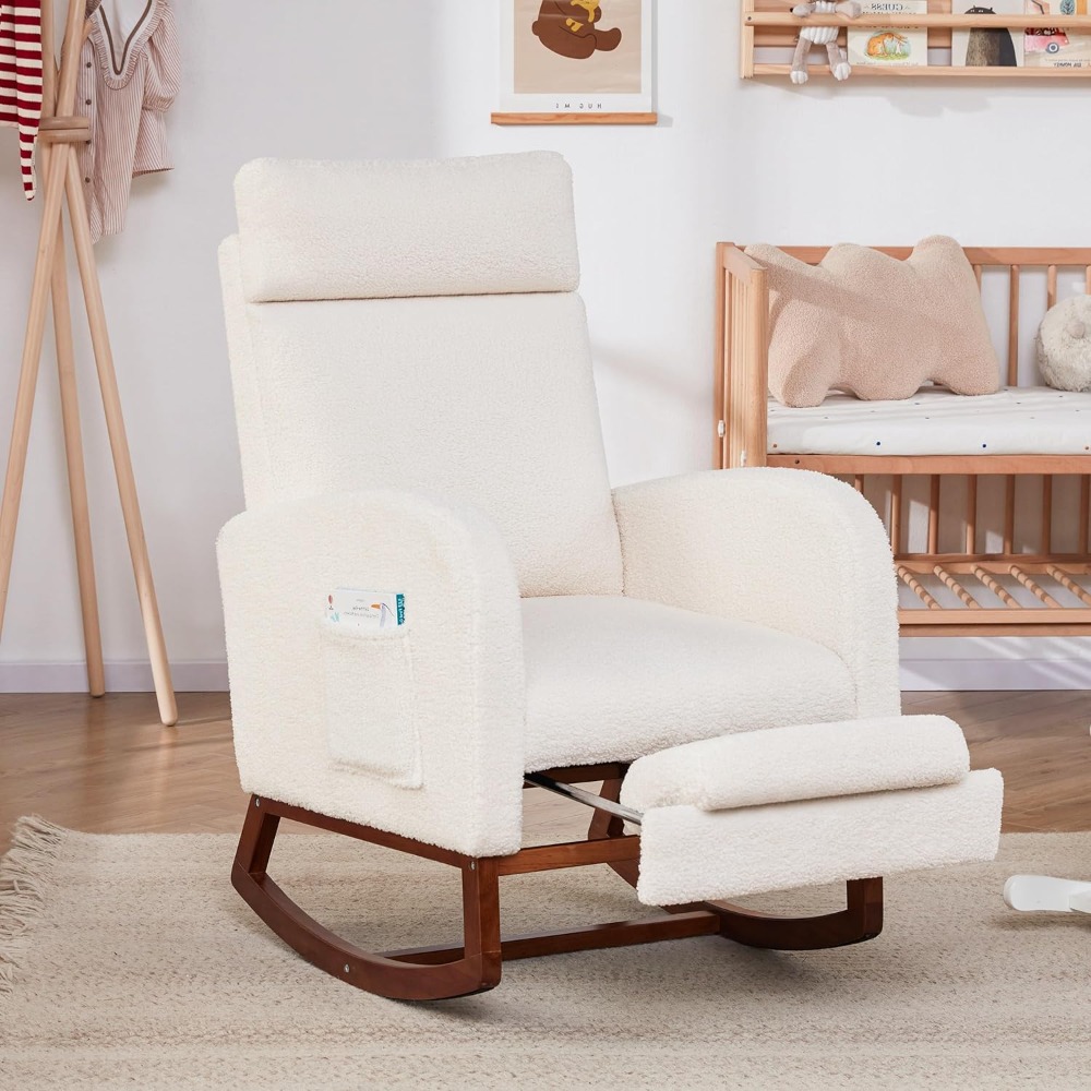 Baby Nursery Rocking Chair - Fotel bujany Fotel do pokoju dziecięcego