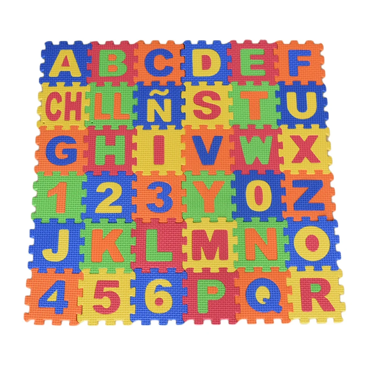Baby Nursery Cushion - Mata do zabawy 36szt 9cm Numer