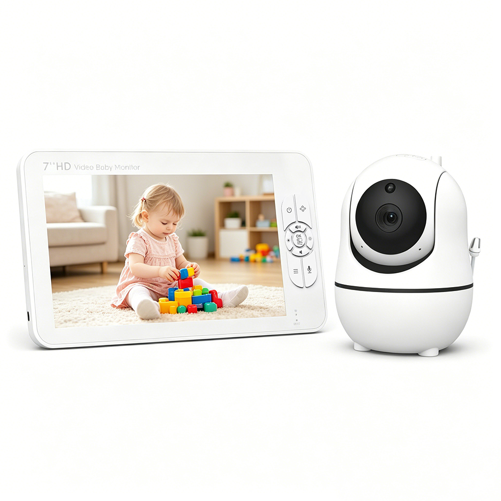 Baby Monitor Split Screen - 7-calowy monitor dla dziecka z dzielonym
