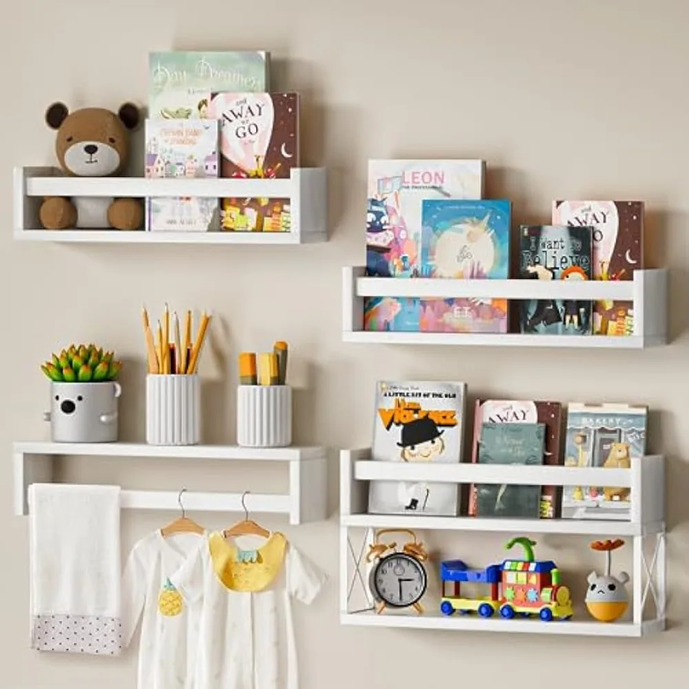 Baby Nursery Bookshelf - Zestaw półek na książki QimCoor do