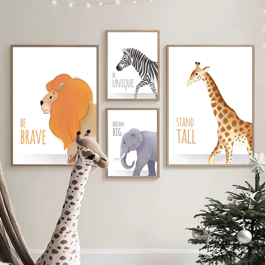 Baby Nursery Murals - Inspirujące cytaty Nursery Wall Art Mural