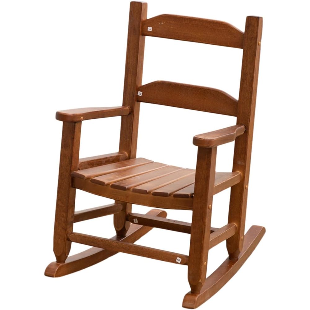 Baby Nursery Rocking Chair - Fotelik bujany dla malucha, drewniany, mały,