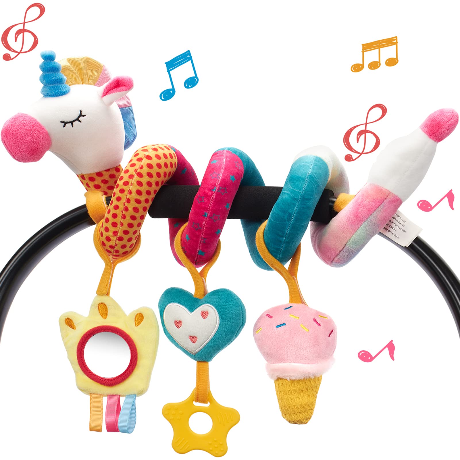 Baby Nursery Set - Fotelik samochodowy zabawki dla niemowląt grzechotka