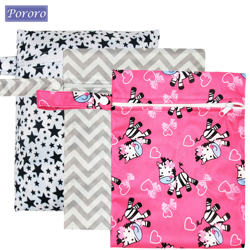 Baby Nursery Bags - Wodoodporna torba na mokre pieluchy wielokrotnego
