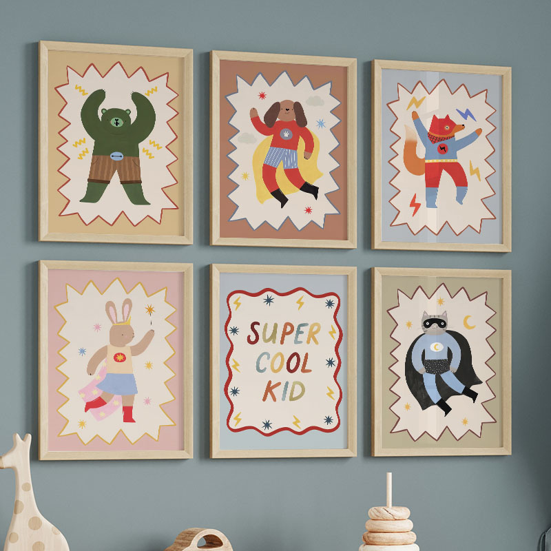 Baby Nursery Needs - Zabawne Kreskówkowe Super Fajne Obrazy na