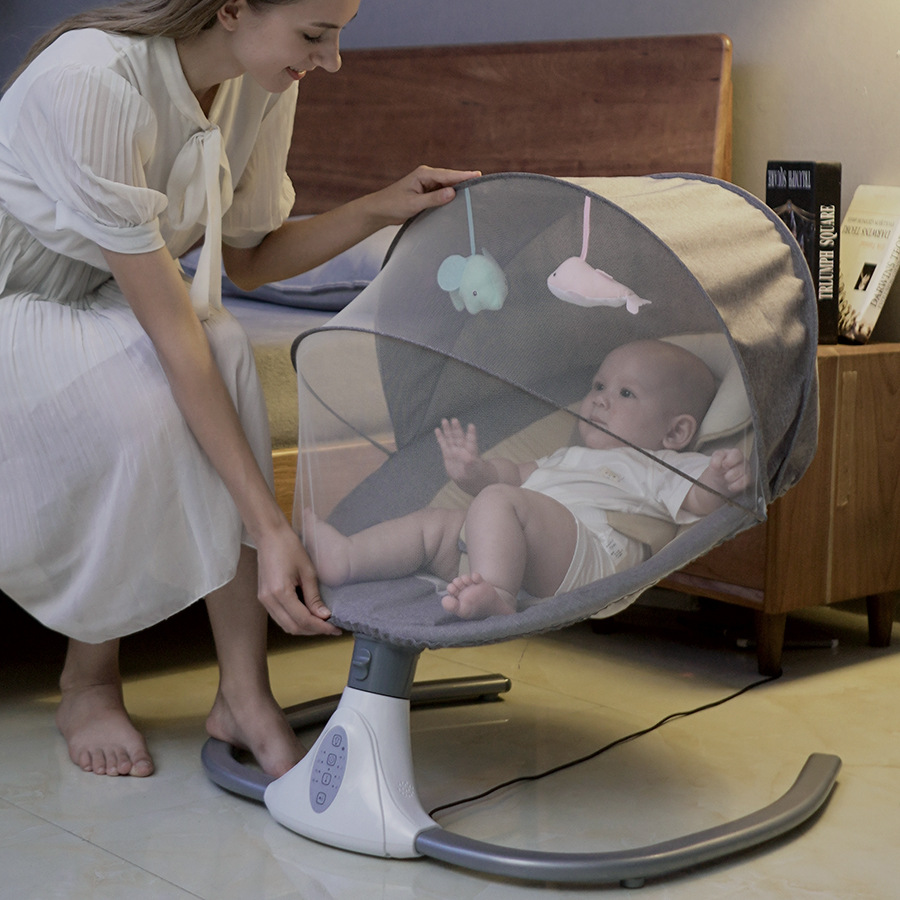 Elektryczne krzesełko bujaczek – Baby Nursery Rocking Chair recenzja i cena