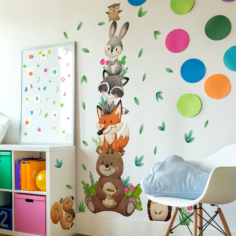 Naklejki ścienne DIY z kresków – Baby Nursery Green recenzja i cena