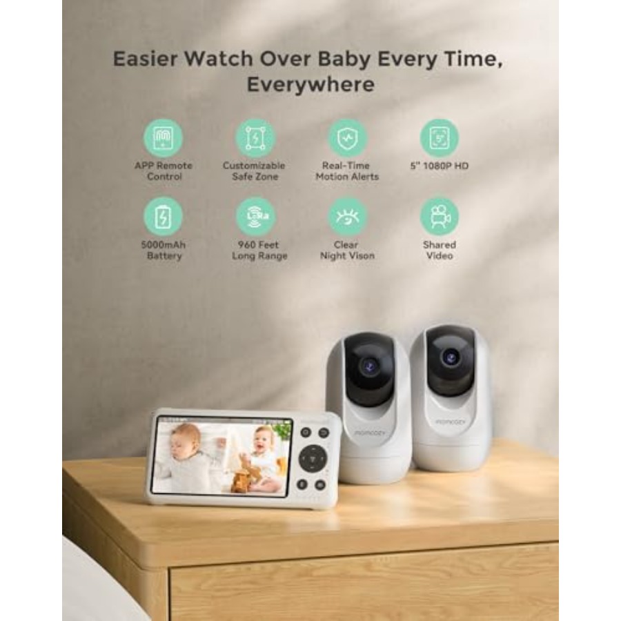 Inteligentna niania elektronic – Baby Monitor Split Screen recenzja i cena