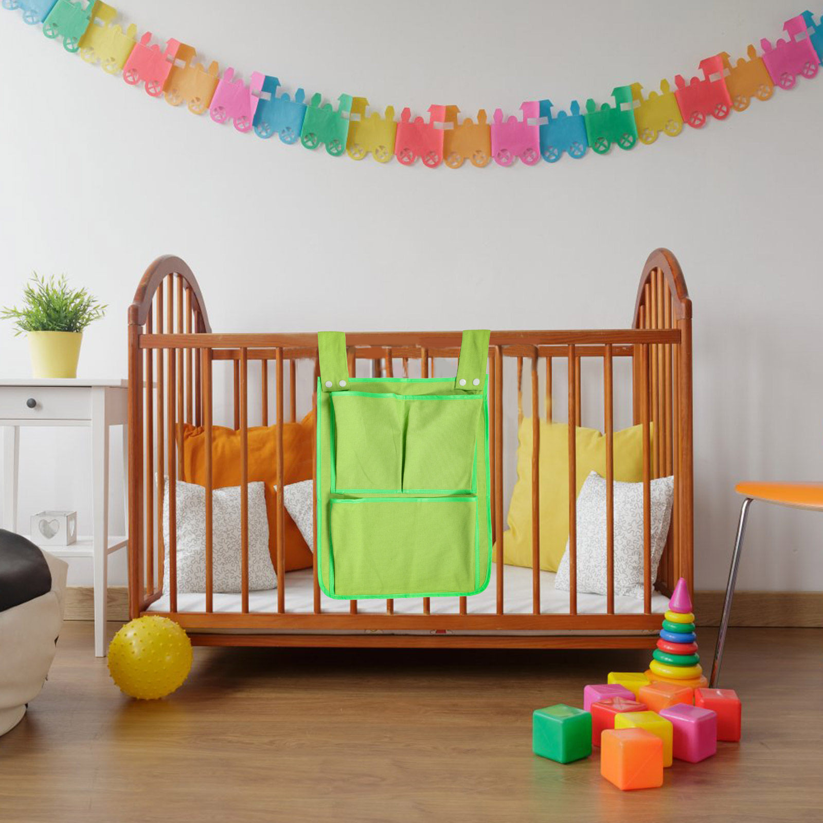 Mała płócienna wisząca torba d – Baby Nursery Green recenzja i cena