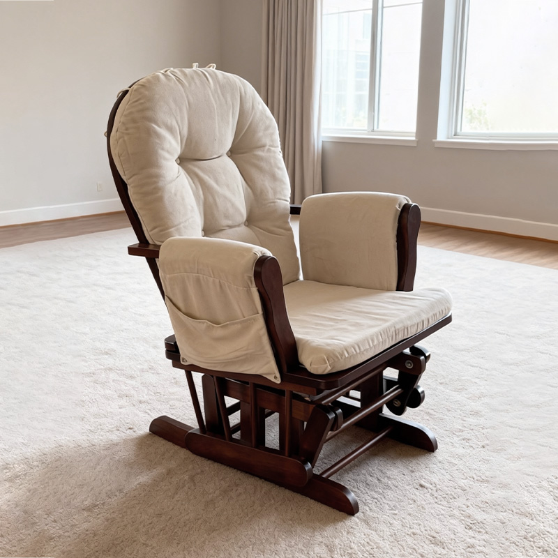 Nowoczesne drewniane krzesło d – Baby Nursery Rocking Chair recenzja i cena