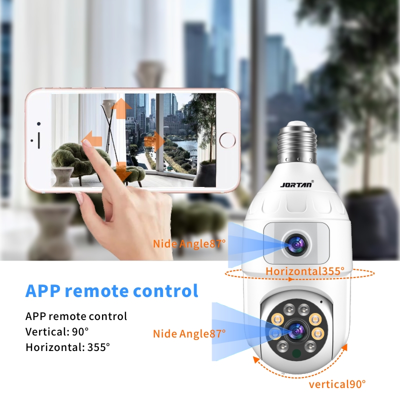 Kamera IP 4MP w żarówce E27 z  – Baby Monitor Split Screen recenzja i cena