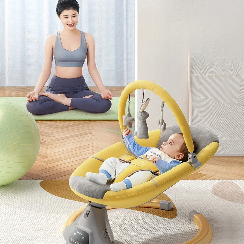 Łóżeczko bujane dla dziecka, f – Baby Nursery Rocking Chair recenzja i cena