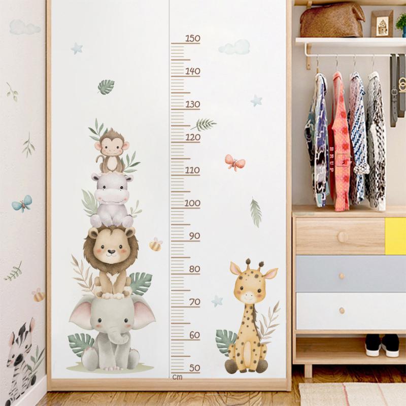 Nowa naklejka z miarką wzrostu – Baby Nursery Jungle Wallpaper recenzja i cena