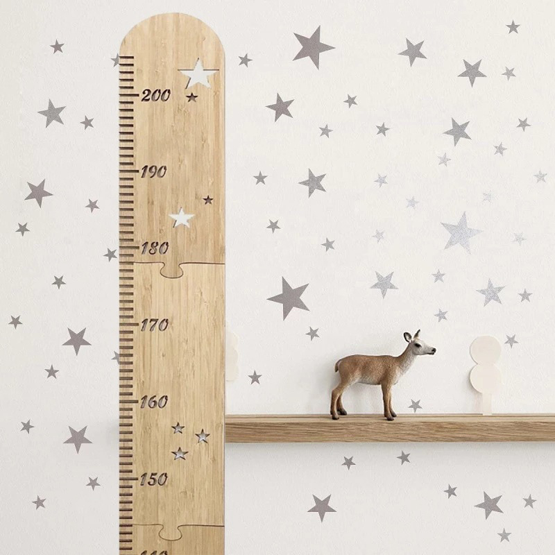 5 arkuszy Nordic drewniane wyk – Baby Nursery Decals recenzja i cena