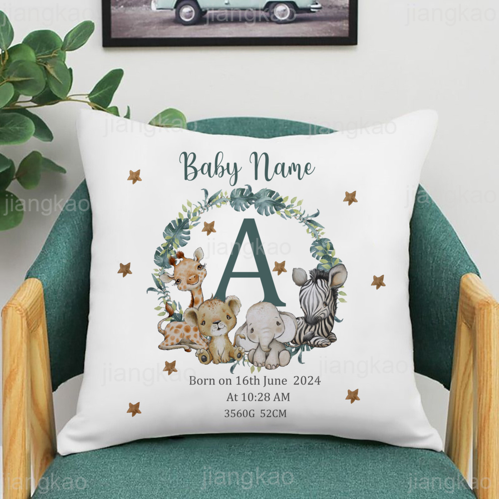 Spersonalizowane zwierzę Safar – Baby Nursery Cushion recenzja i cena