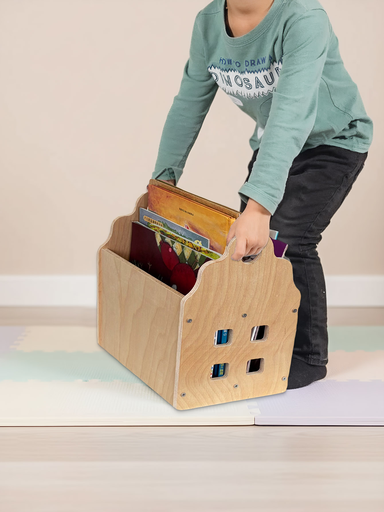 Regał na książki dla malucha,  – Baby Nursery Bookshelf recenzja i cena
