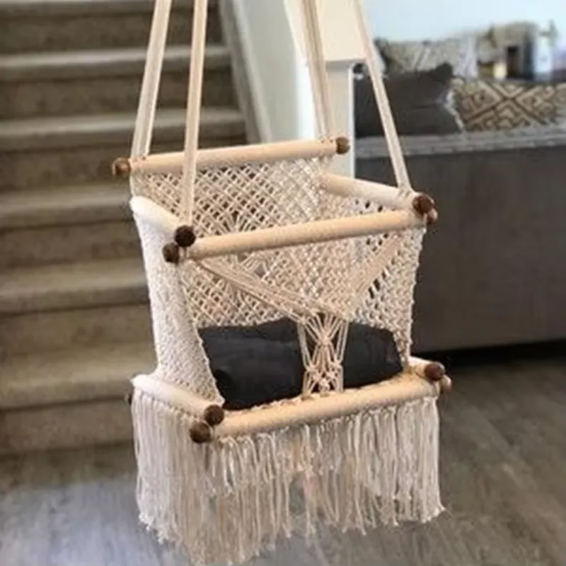 Drewniane wiszące krzesełko bu – Baby Nursery Rocking Chair recenzja i cena
