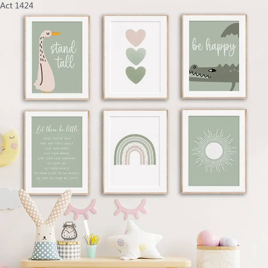 Jasnozielony Kreskówkowy Kroko – Baby Nursery Green recenzja i cena