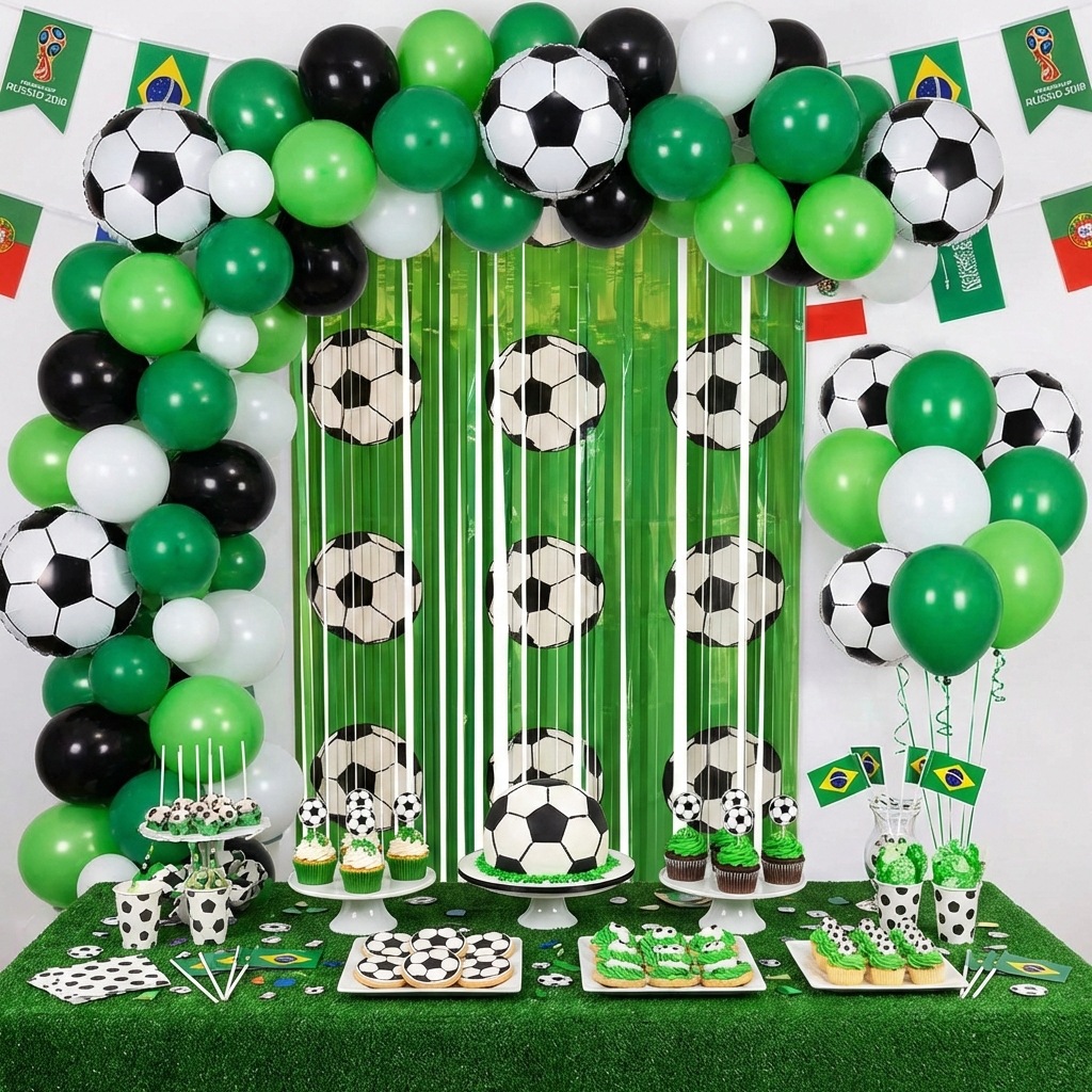 Tło piłkarskie 1x2m, zielone,  – Baby Nursery Green recenzja i cena