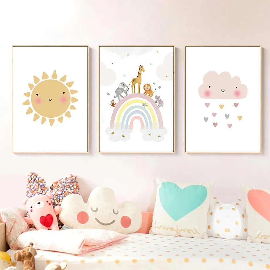 Żyrafa Słoń Balon Słońce Tęcza – Baby Nursery Needs recenzja i cena