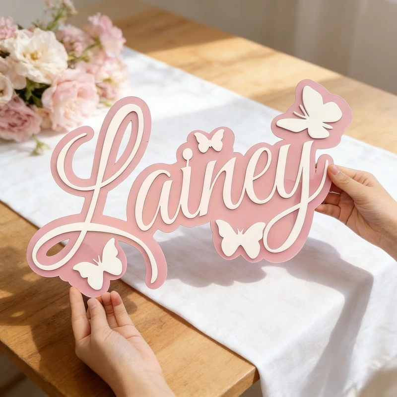 Spersonalizowana tabliczka z i – Baby Nursery Kids recenzja i cena