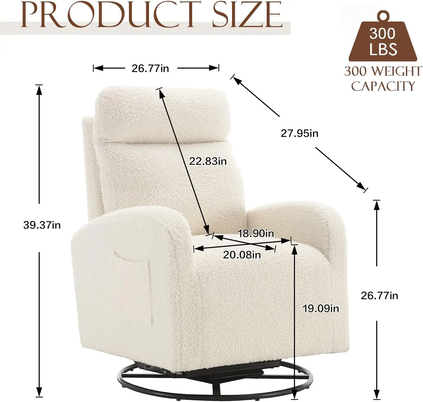 Nowoczesny obrotowy fotel buja – Baby Nursery Rocking Chair recenzja i cena