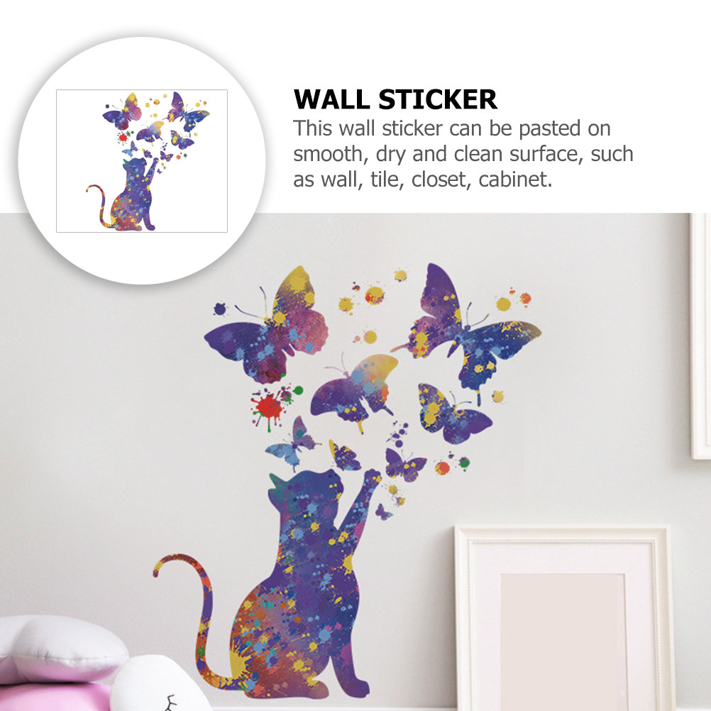 2 arkusze naklejek z kotami na – Wall Decal Nursery recenzja i cena