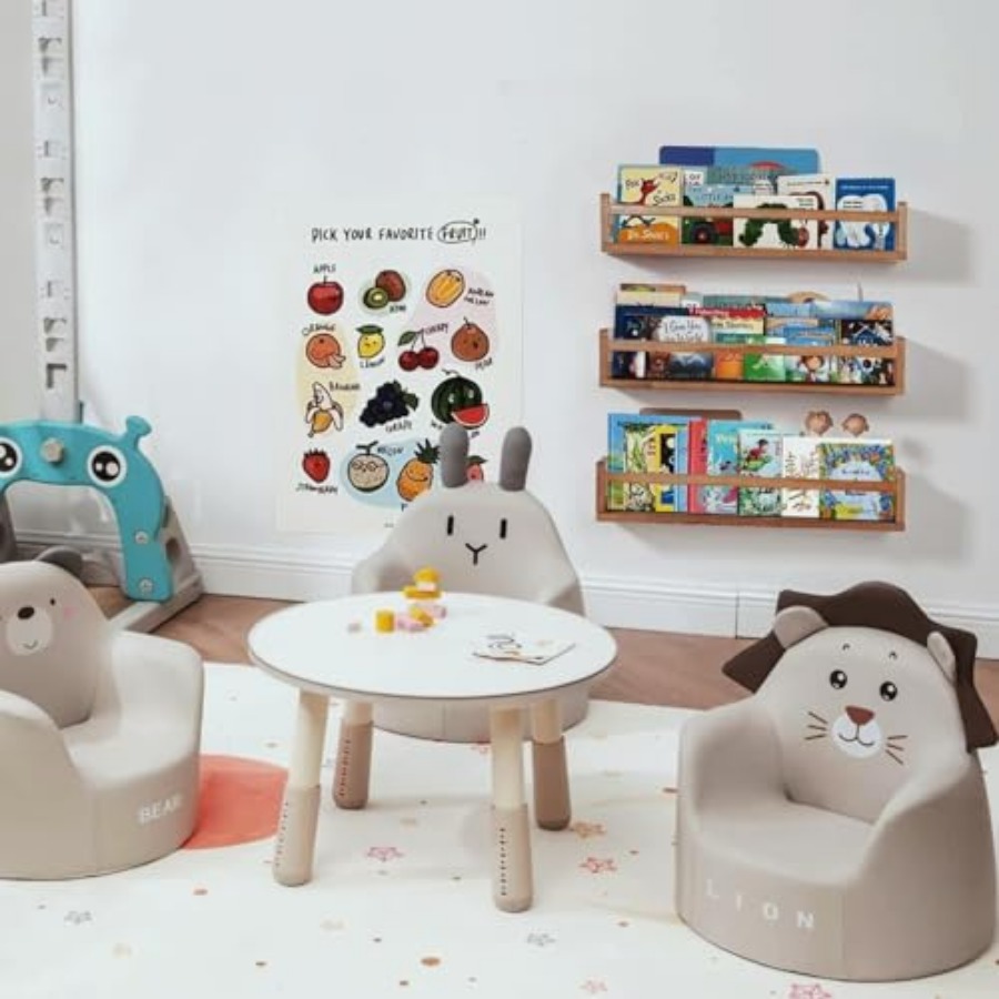 Półki do pokoju dziecięcego, w – Baby Nursery Bookshelf recenzja i cena