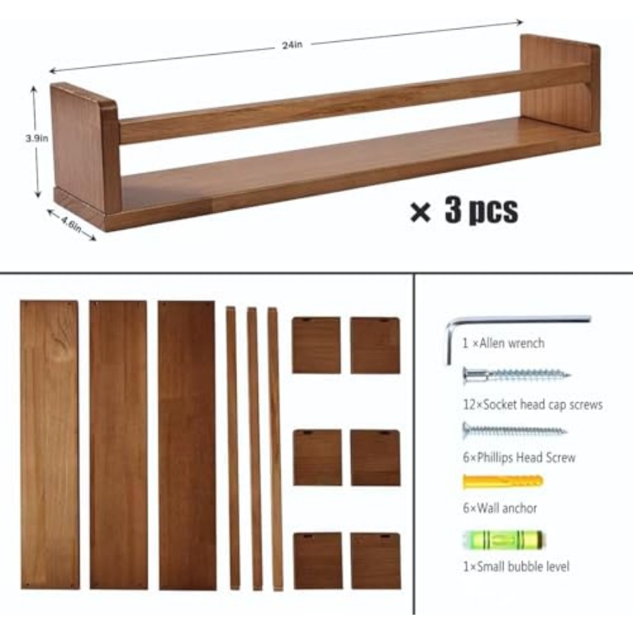 Półki do pokoju dziecięcego, w – Baby Nursery Bookshelf recenzja i cena