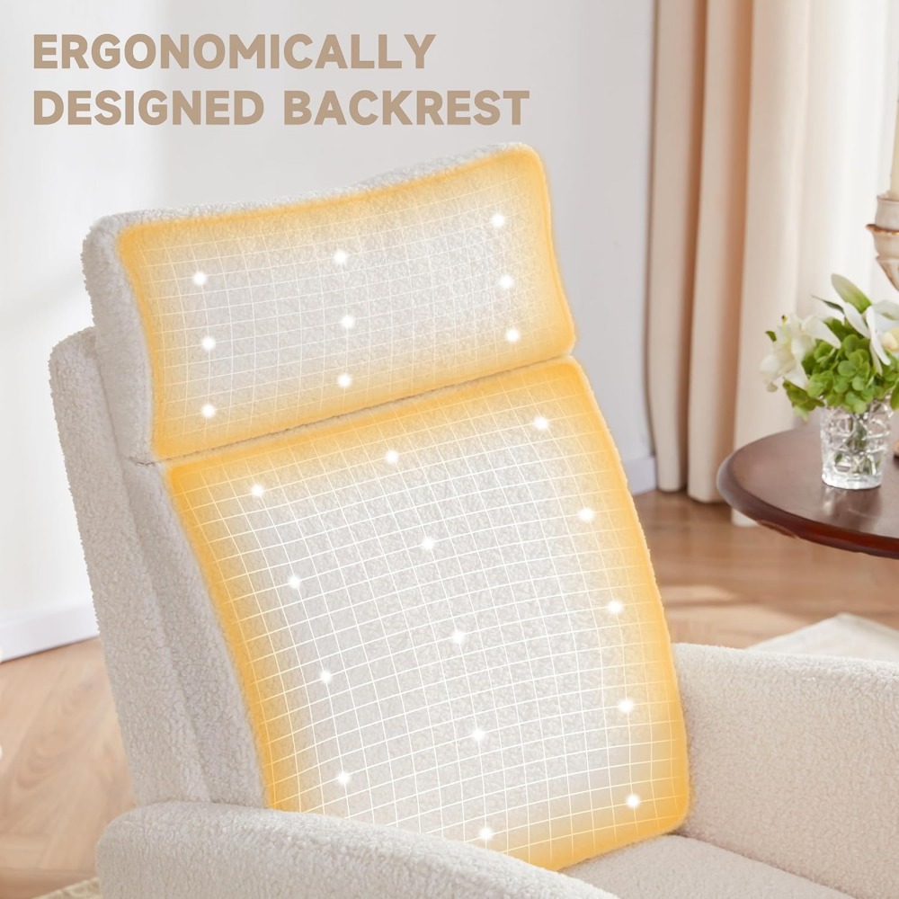 Fotel bujany Fotel do pokoju d – Baby Nursery Rocking Chair recenzja i cena