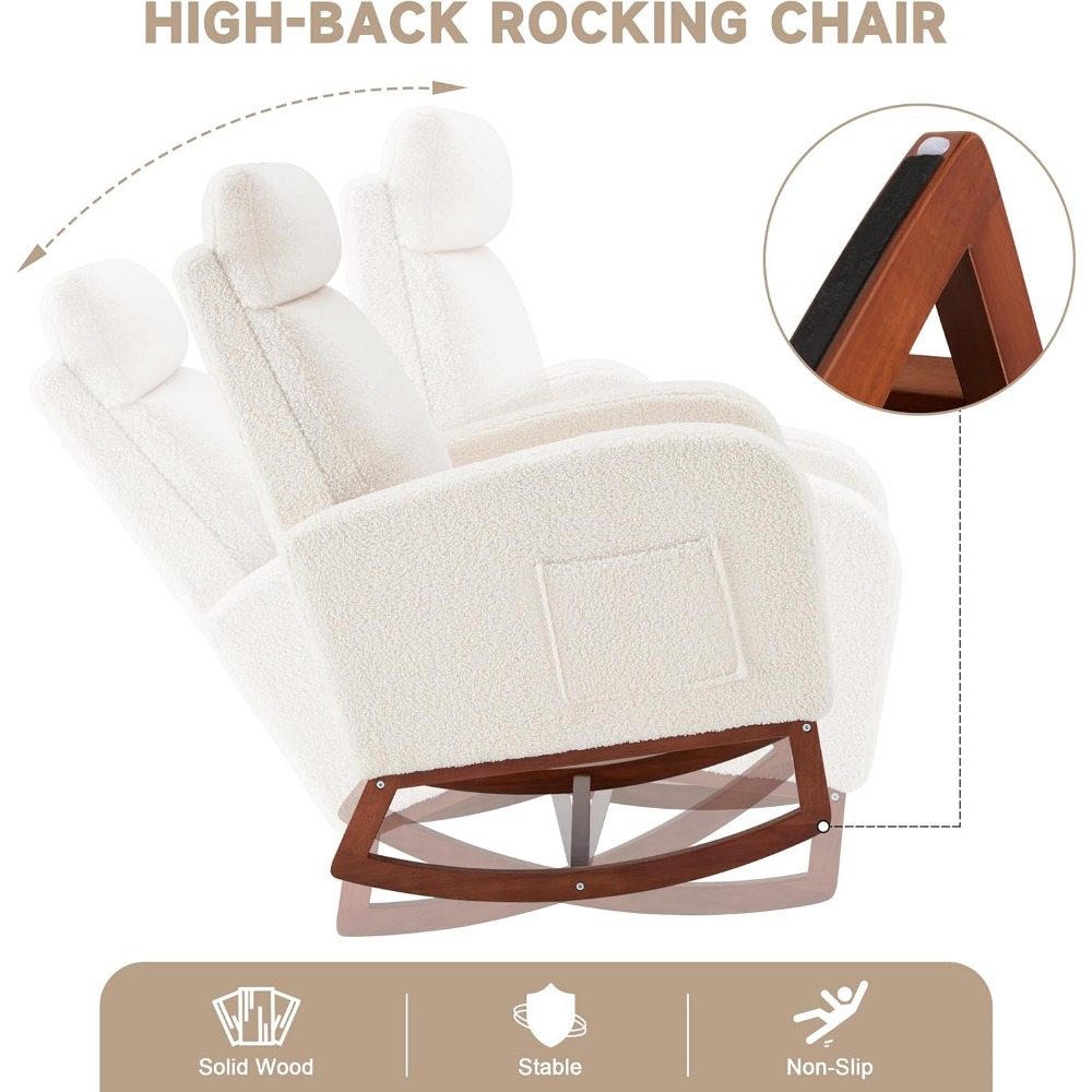 Fotel bujany Fotel do pokoju d – Baby Nursery Rocking Chair recenzja i cena