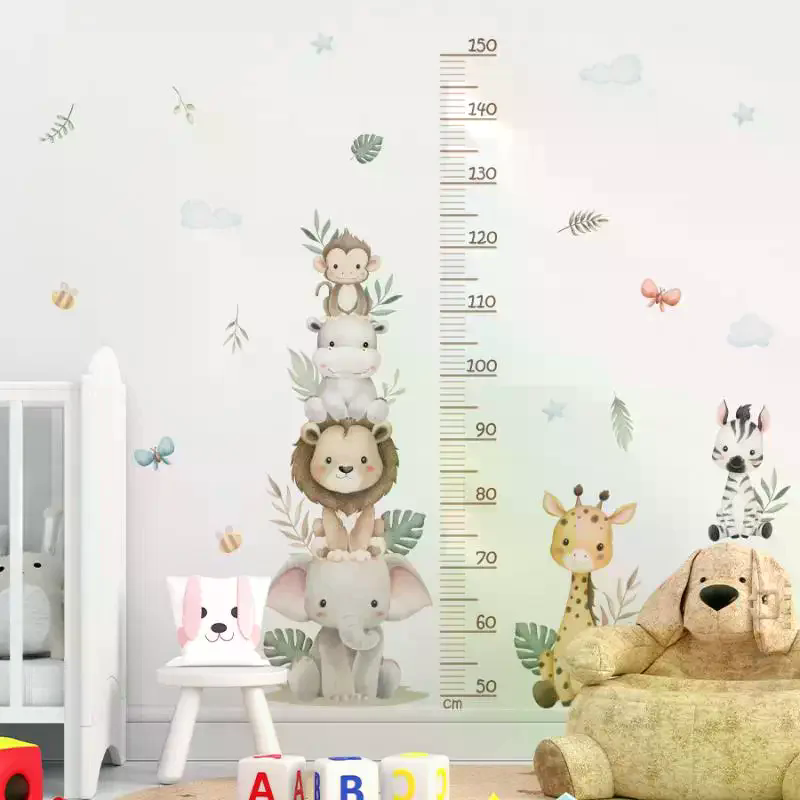 Naklejka z wykresem wzrostu dl – Baby Nursery Jungle Wallpaper recenzja i cena