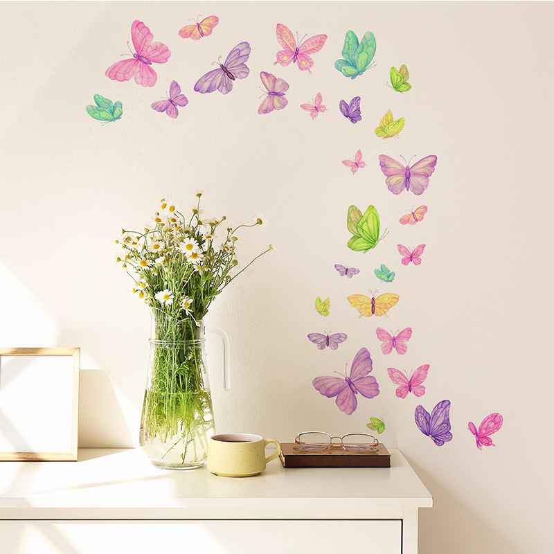 Romantyczny motyl Naklejki ści – Baby Nursery Decals recenzja i cena