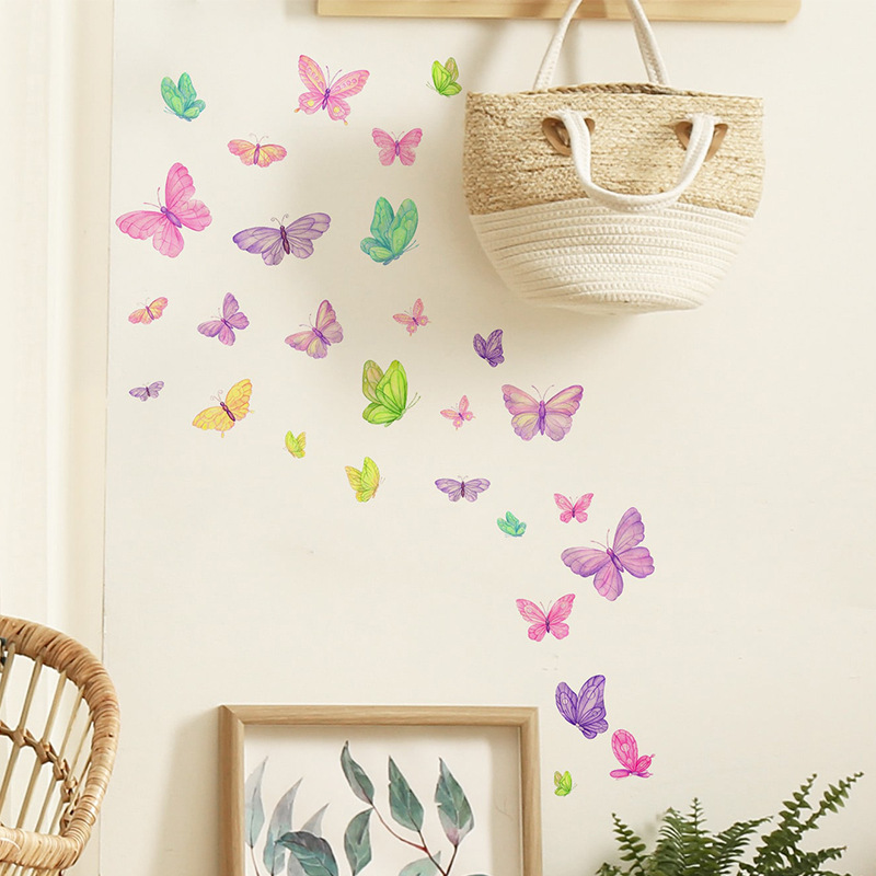 Romantyczny motyl Naklejki ści – Baby Nursery Decals recenzja i cena