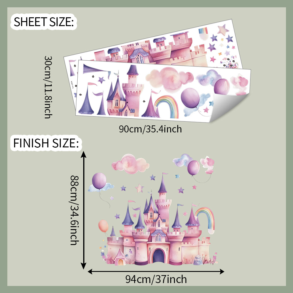 Różowe naklejki ścienne z moty – Baby Nursery Decals recenzja i cena