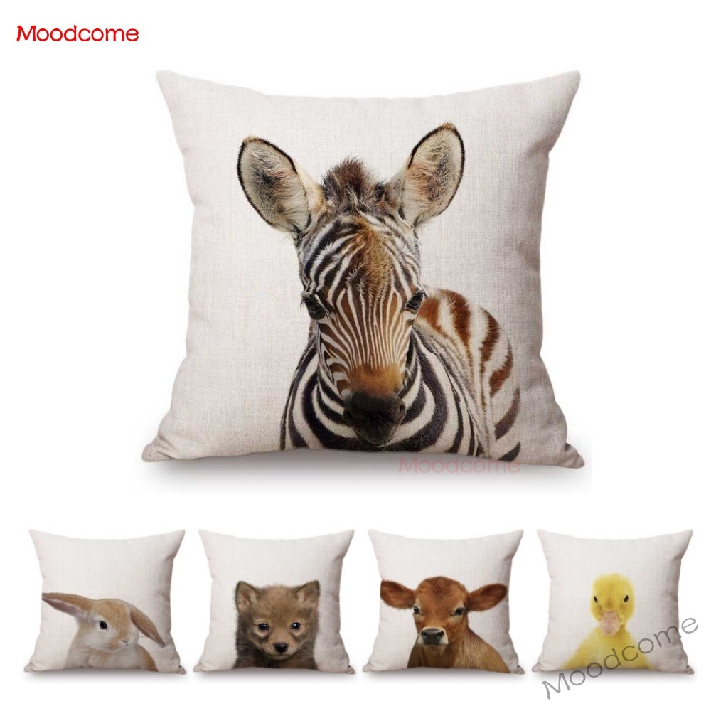 Cute Baby Setting Nursery Art  – Baby Nursery Cushion recenzja i cena