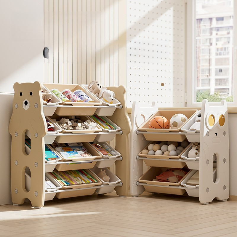 Stojący organizer na zabawki d – Baby Nursery Bookshelf recenzja i cena