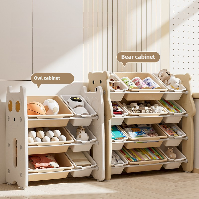 Stojący organizer na zabawki d – Baby Nursery Bookshelf recenzja i cena