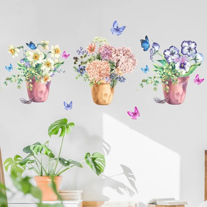 Naklejki ścienne z hortensjami – Wall Decal Nursery recenzja i cena
