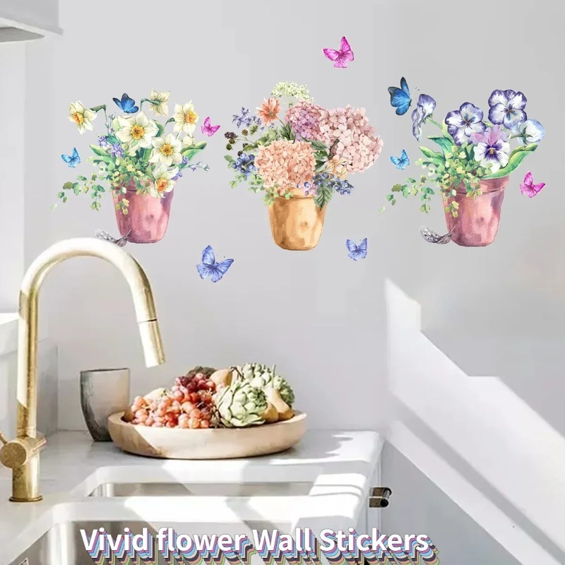 Naklejki ścienne z hortensjami – Wall Decal Nursery recenzja i cena