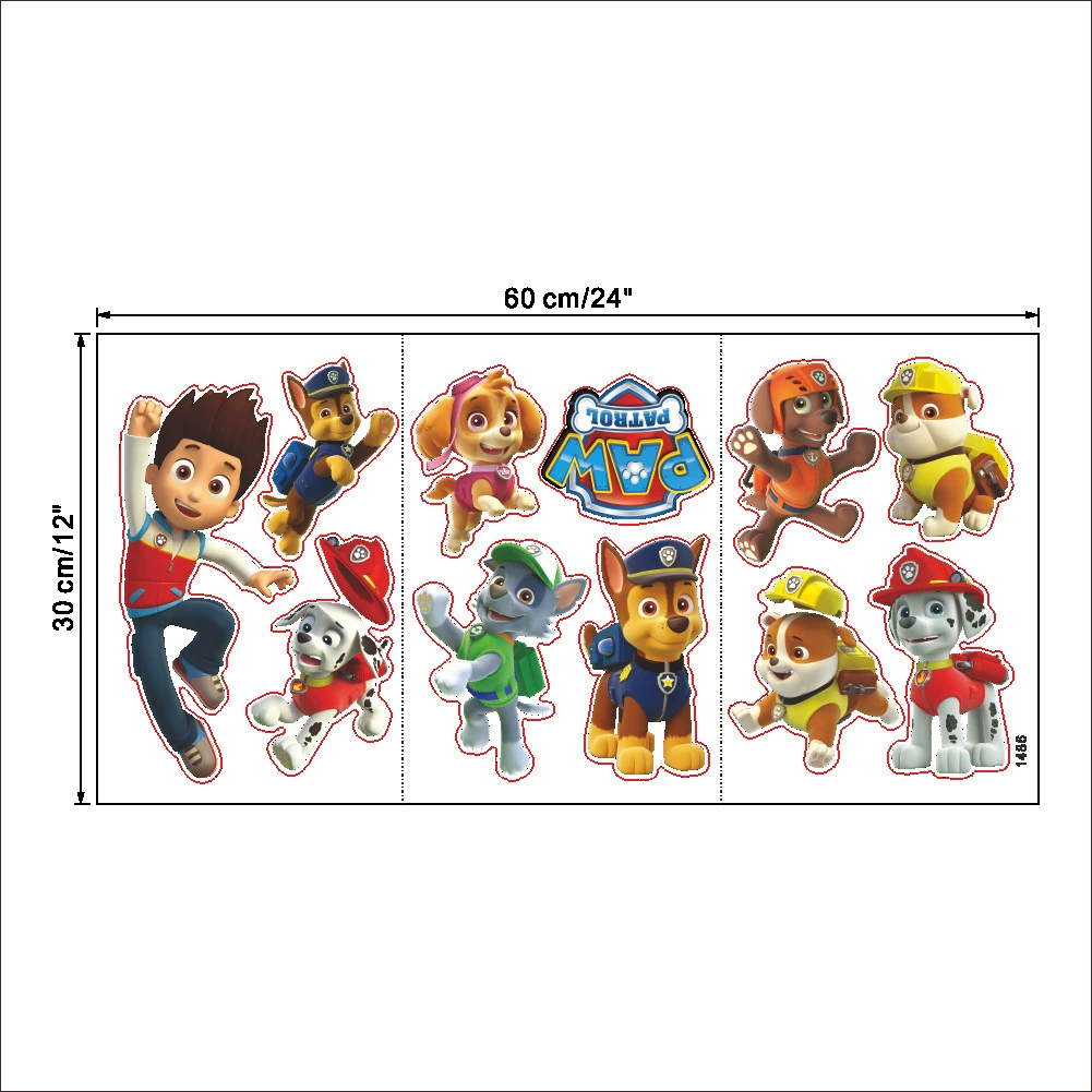 Naklejki ścienne Psi Patrol do – Baby Nursery Decals recenzja i cena