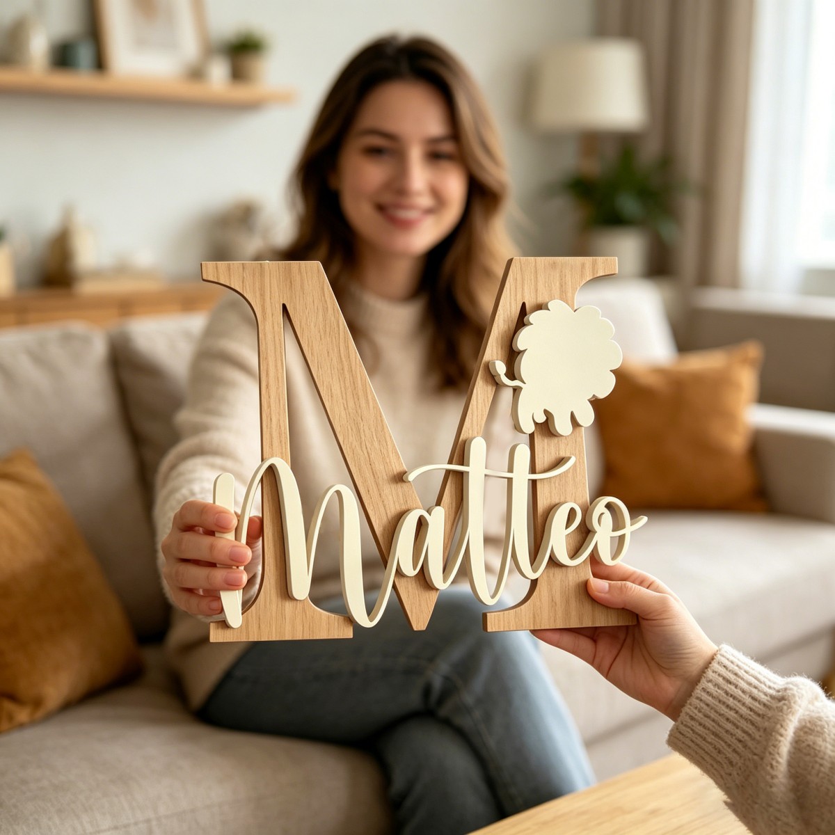 1 szt. Personalizowana drewnia – Baby Nursery Kids recenzja i cena