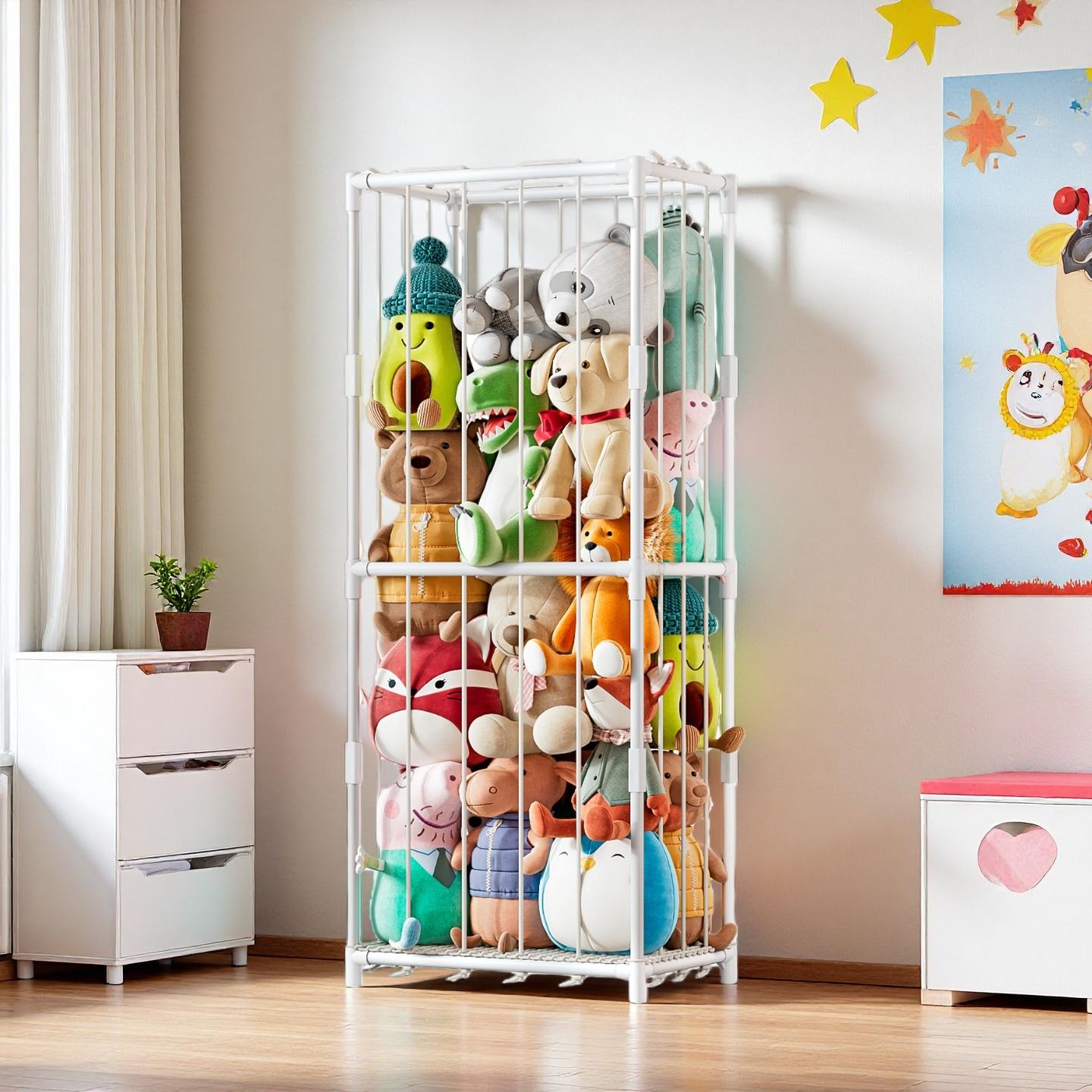 Pionowy organizer na pluszaki  – Baby Nursery Kids recenzja i cena