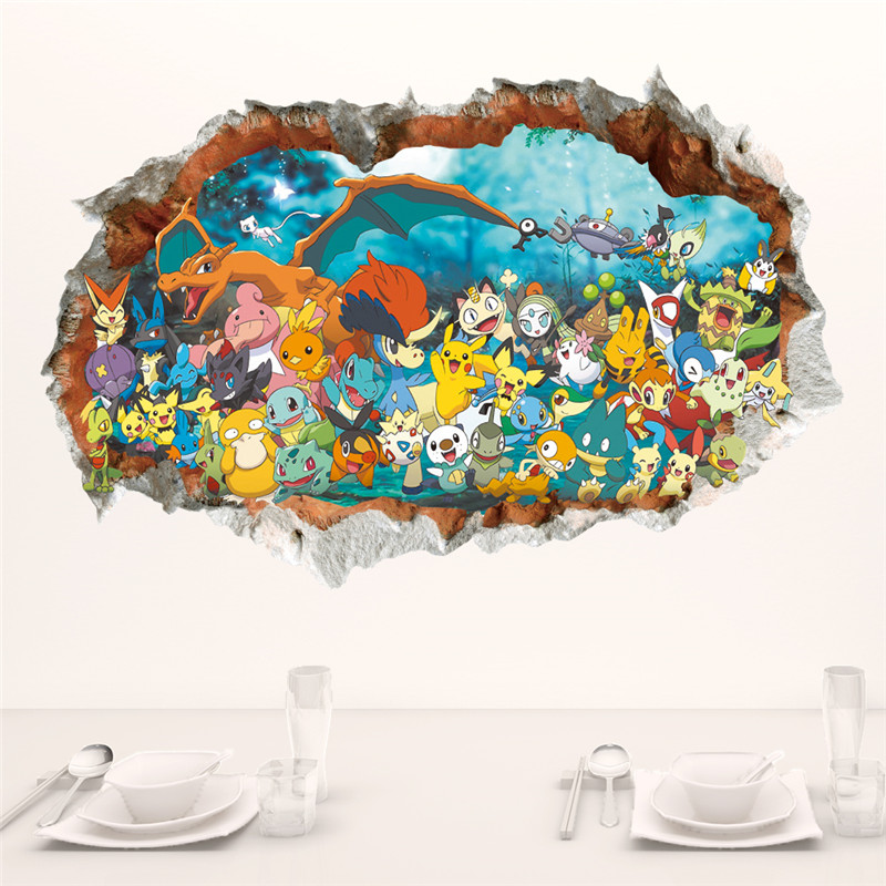 Naklejka ścienna z motywem Pok – Wall Decal Nursery recenzja i cena