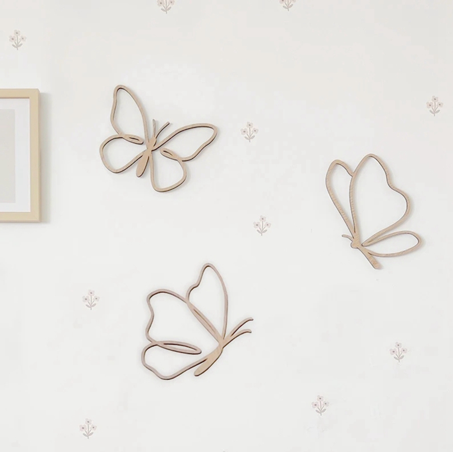 Drewniane motyle, drewniana de – Baby Nursery Needs recenzja i cena