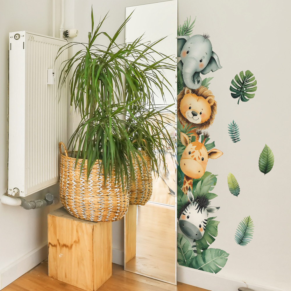 Naklejka na ścianę/dziewiarski – Baby Nursery Jungle Wallpaper recenzja i cena