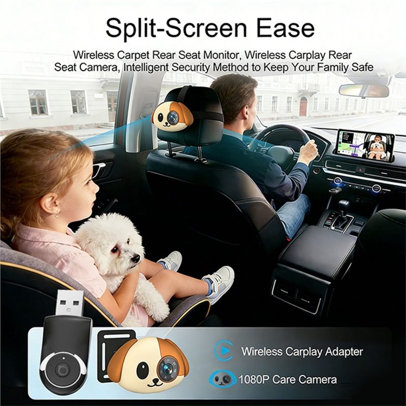 Kamera samochodowa ABQB-Baby 1 – Baby Monitor Split Screen recenzja i cena